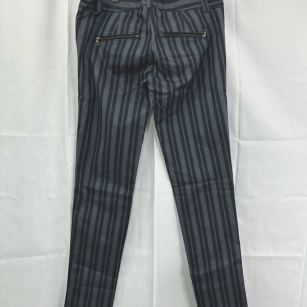 low rise strip pants